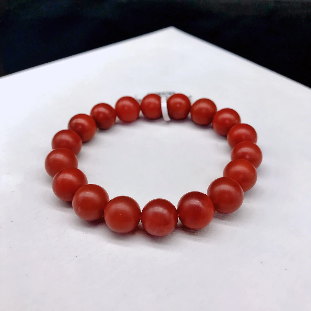 【小雪】南红保山阿东寨哑光百搭手串11mm