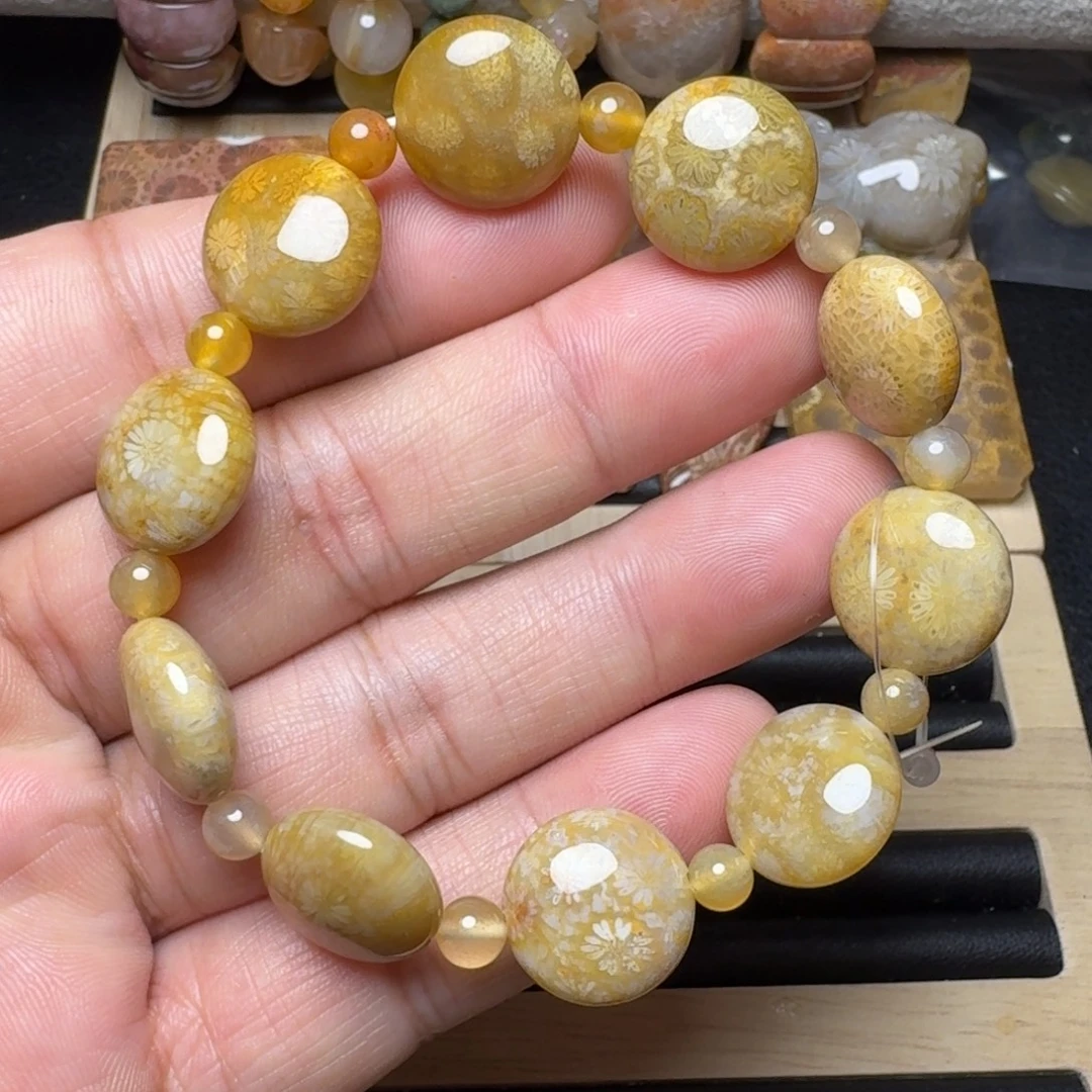 硅化玉未镶嵌纯天然色有机玉石保真色