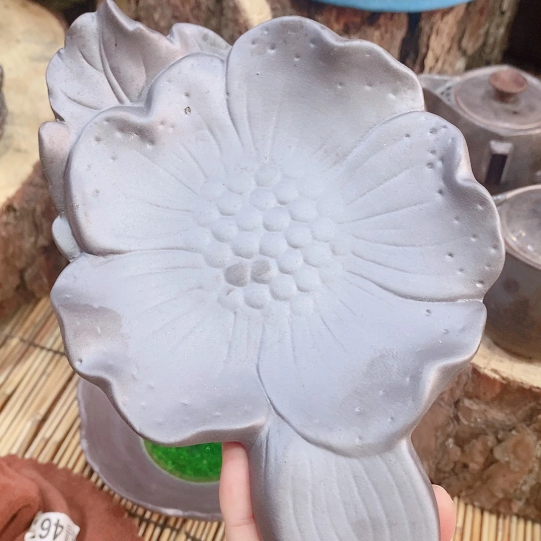 粗陶志野柴烧茶器