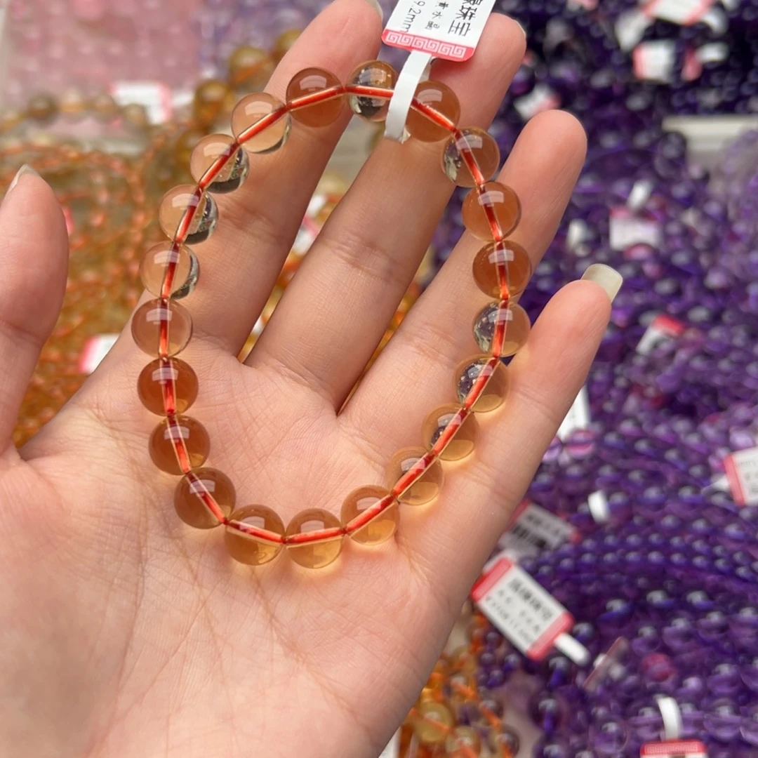未镶嵌手链水晶黄水晶