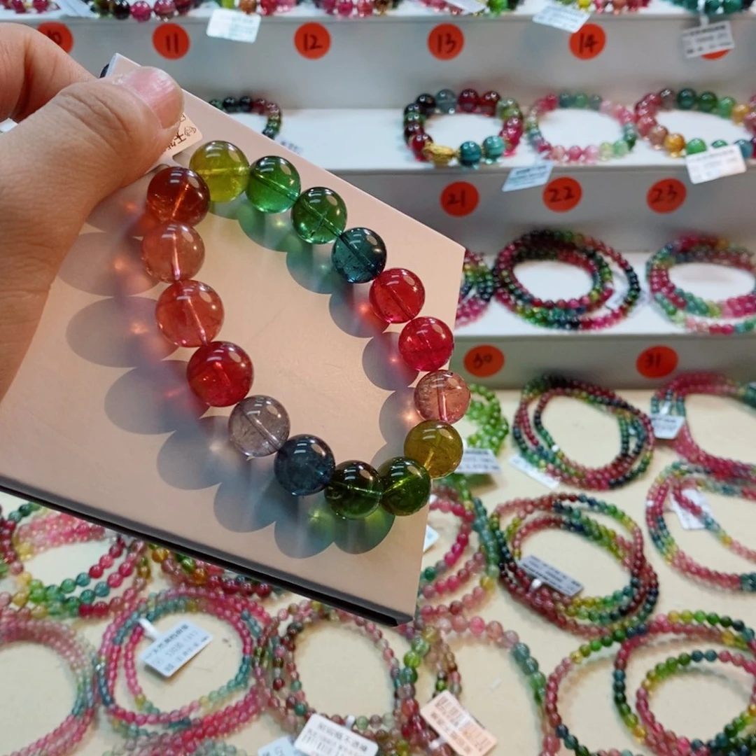 未镶嵌碧玺手链多样性发一条