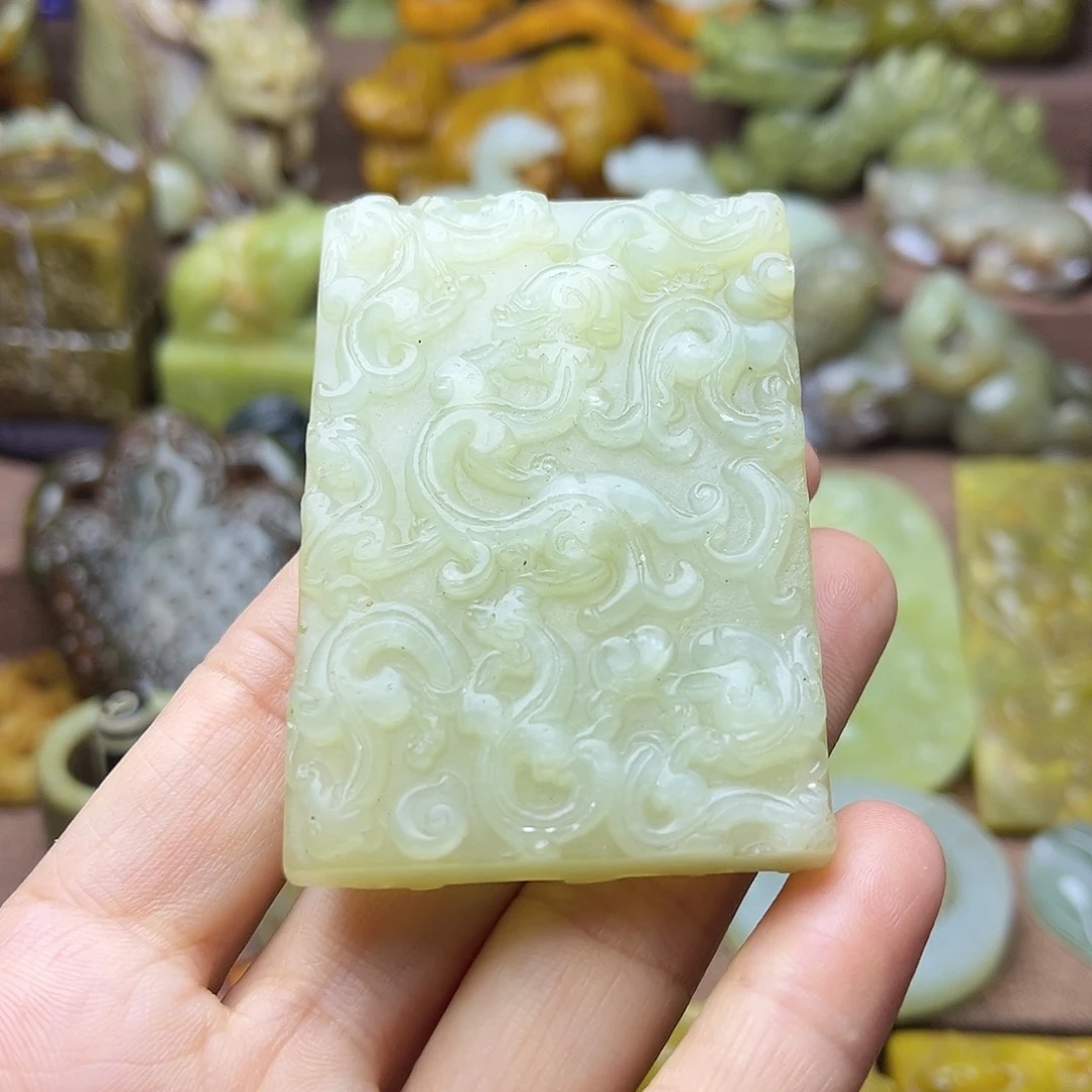 白玉菩提吊坠113。。