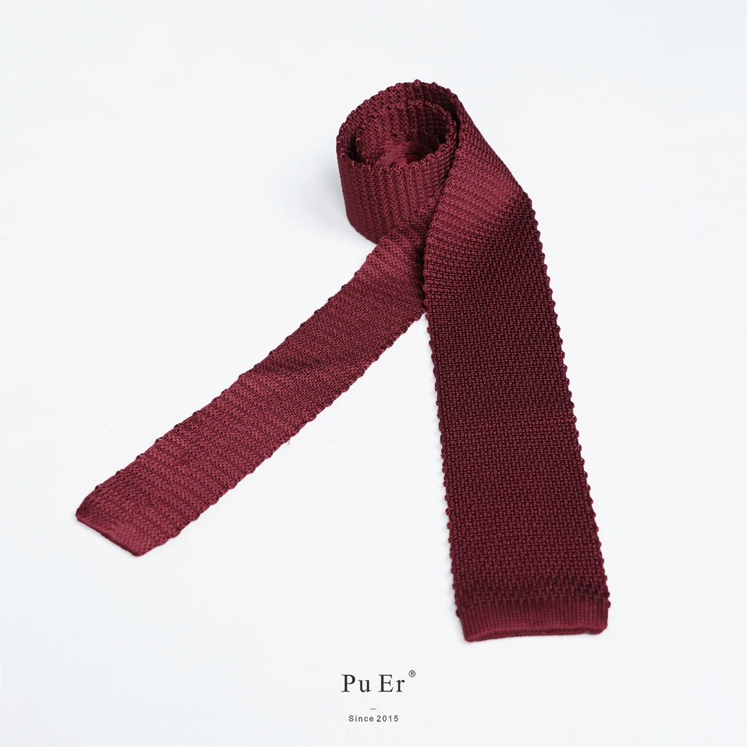 璞迩桑蚕丝针织领带
