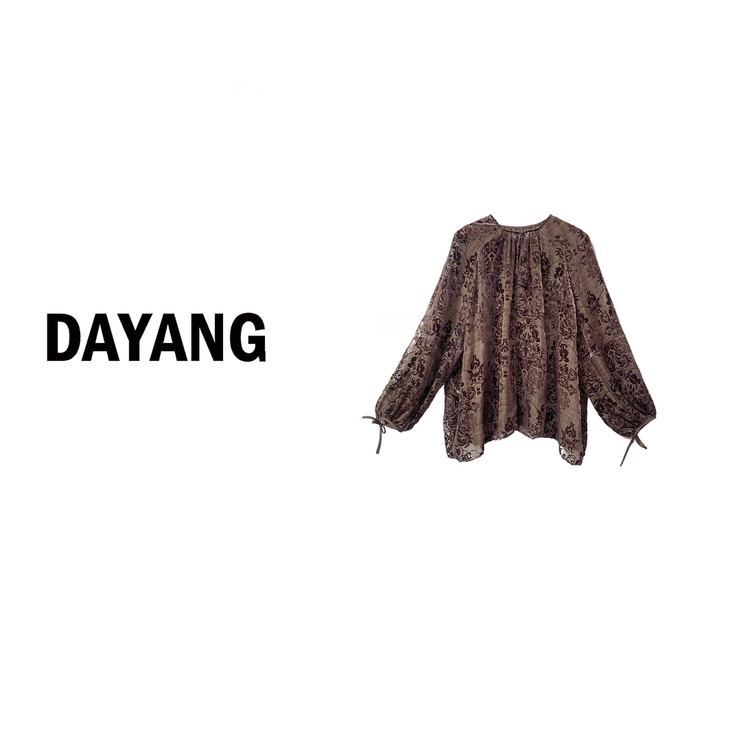 【DAYANG】豆沙包 清凉感宽松套头罩衫