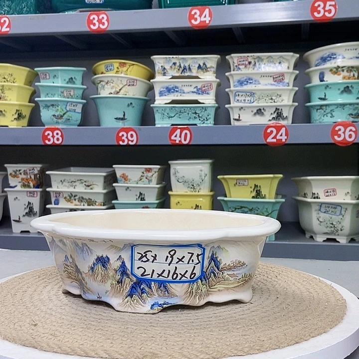 紫砂花瓶紫砂花盆