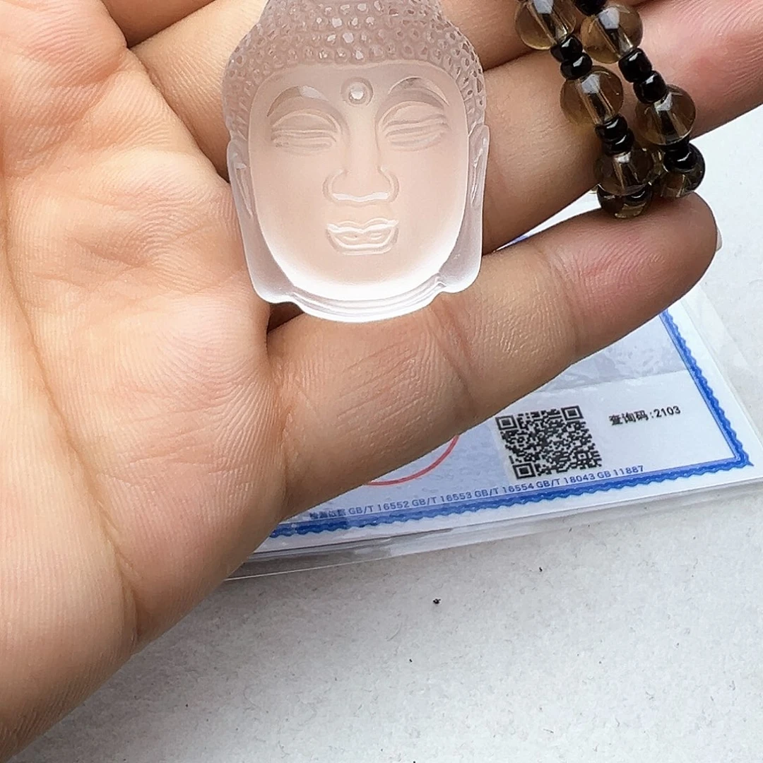 未镶嵌颈饰水晶佛头