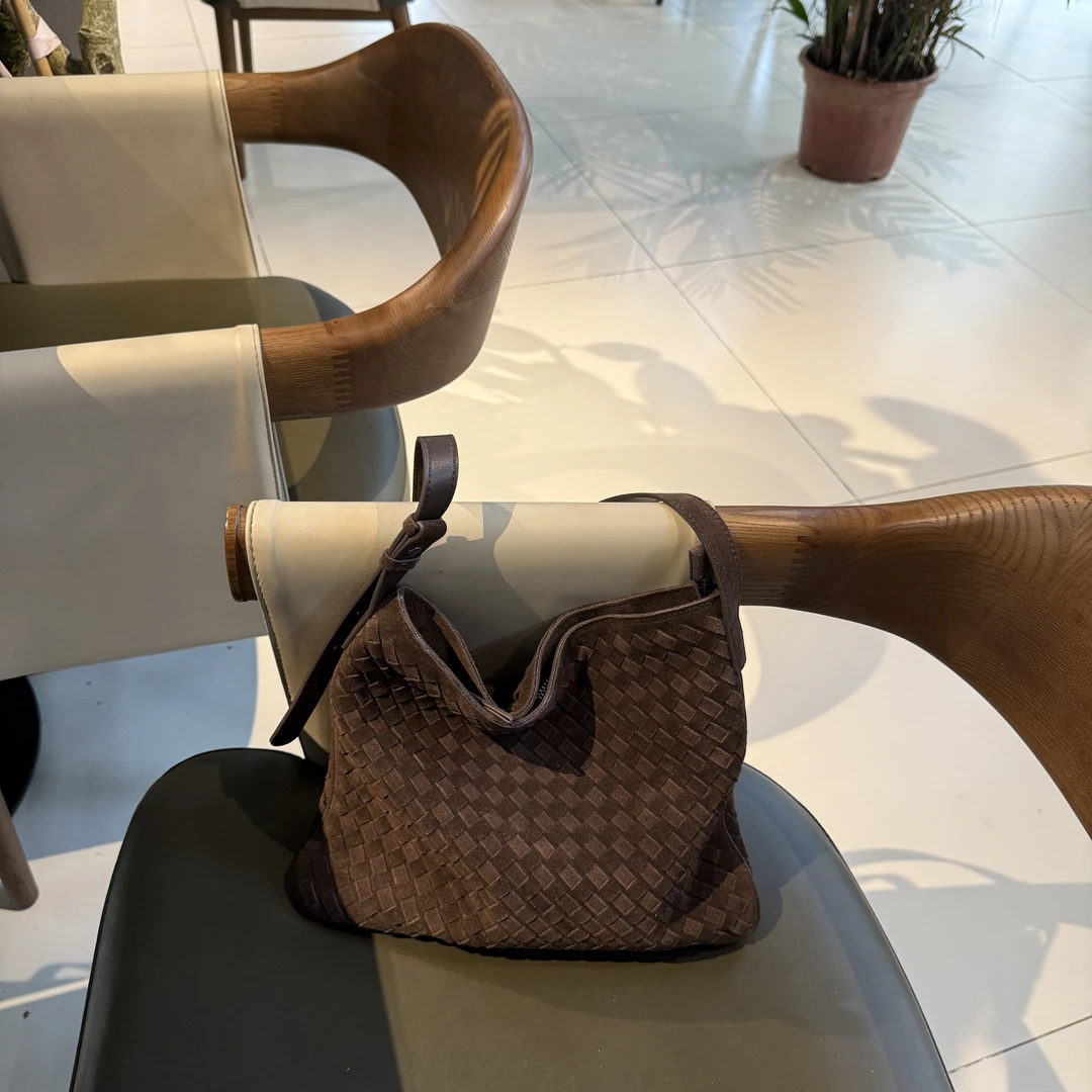 【慕懿时袋】磨砂编织包hobo腋下包手提小方包单肩斜挎小包女918