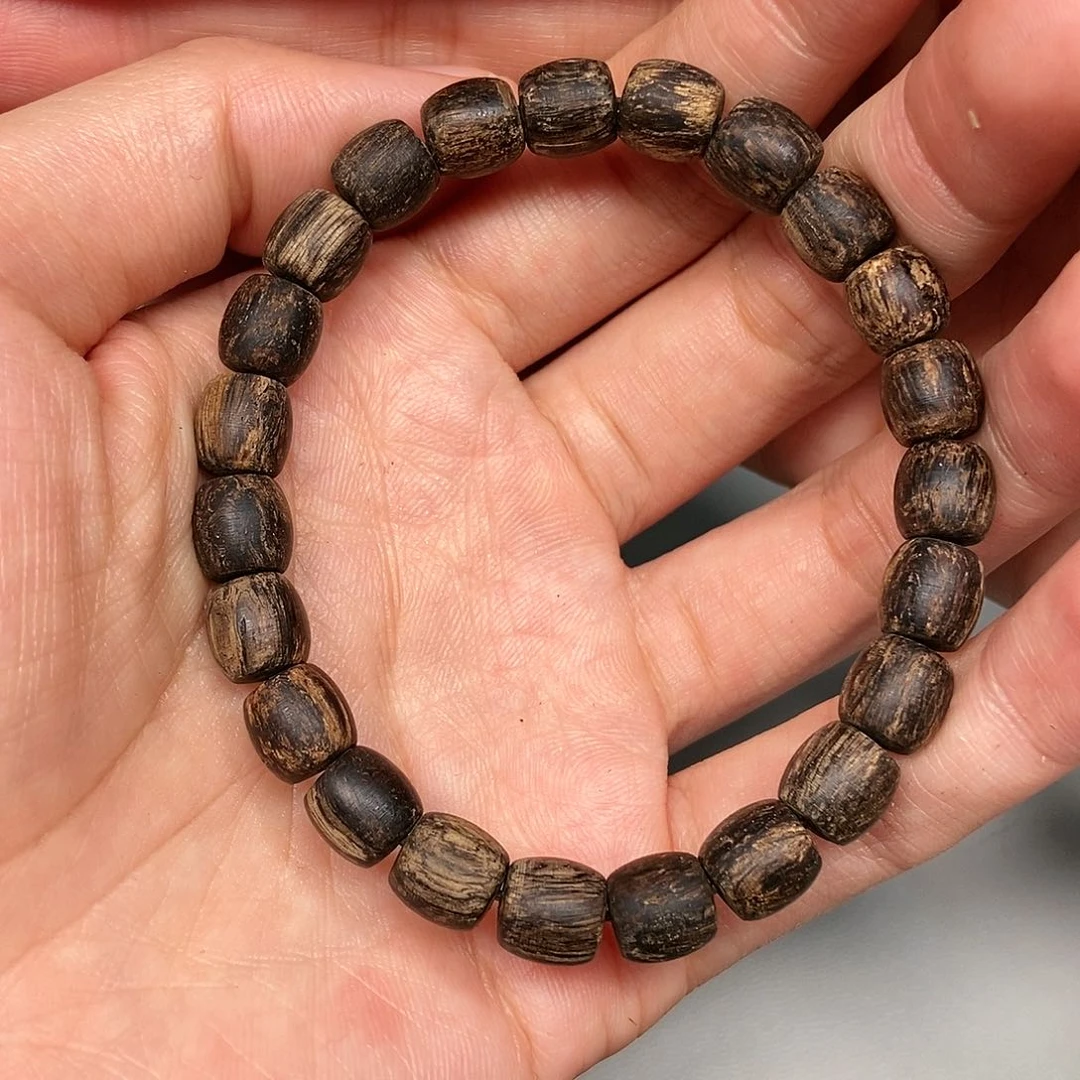 手串沉香z**.天然野金三角0.8，03