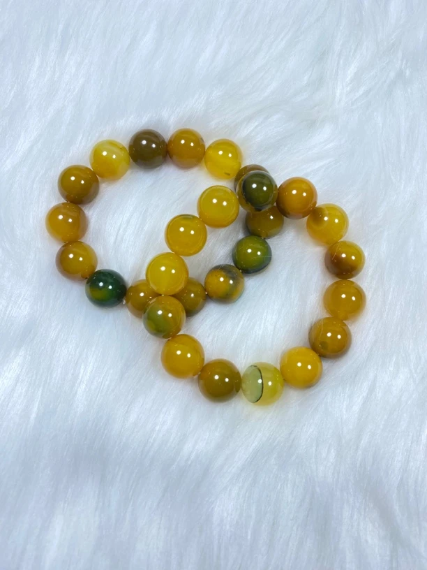 精品收藏牛黄玛瑙手串卡14男女同款（多样性拍一发一）