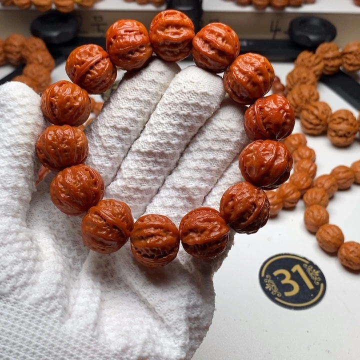 用***0文玩核桃吊坠20八棱