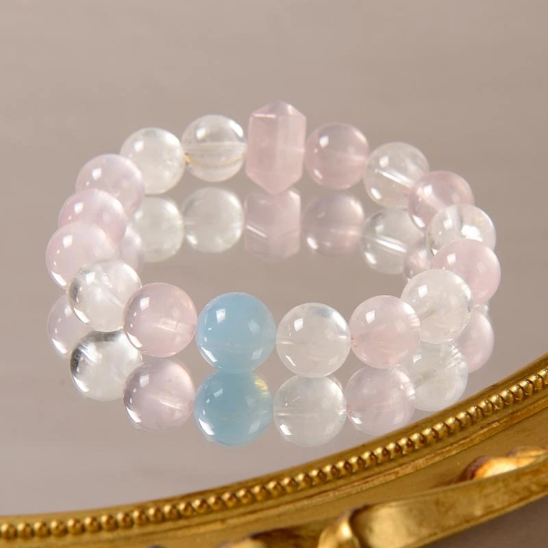 九福晶典 白幽灵多宝手串 JFCJ4528