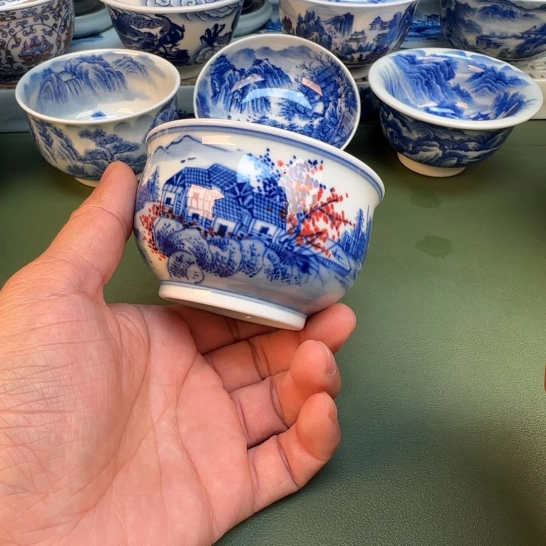 纯手工纯手绘茶具石头82