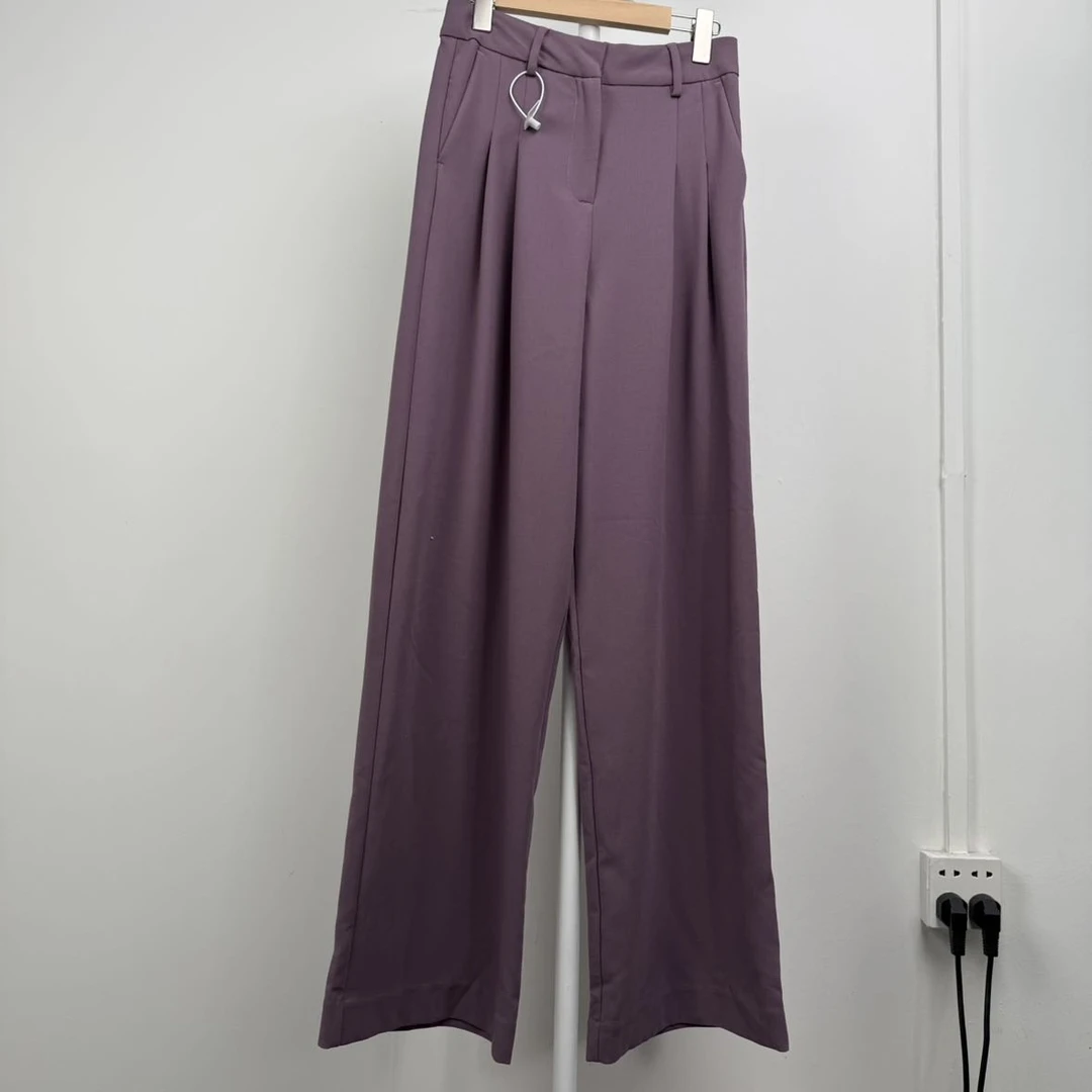 7012休闲裤休闲阔腿显瘦气质时尚百搭女士简约