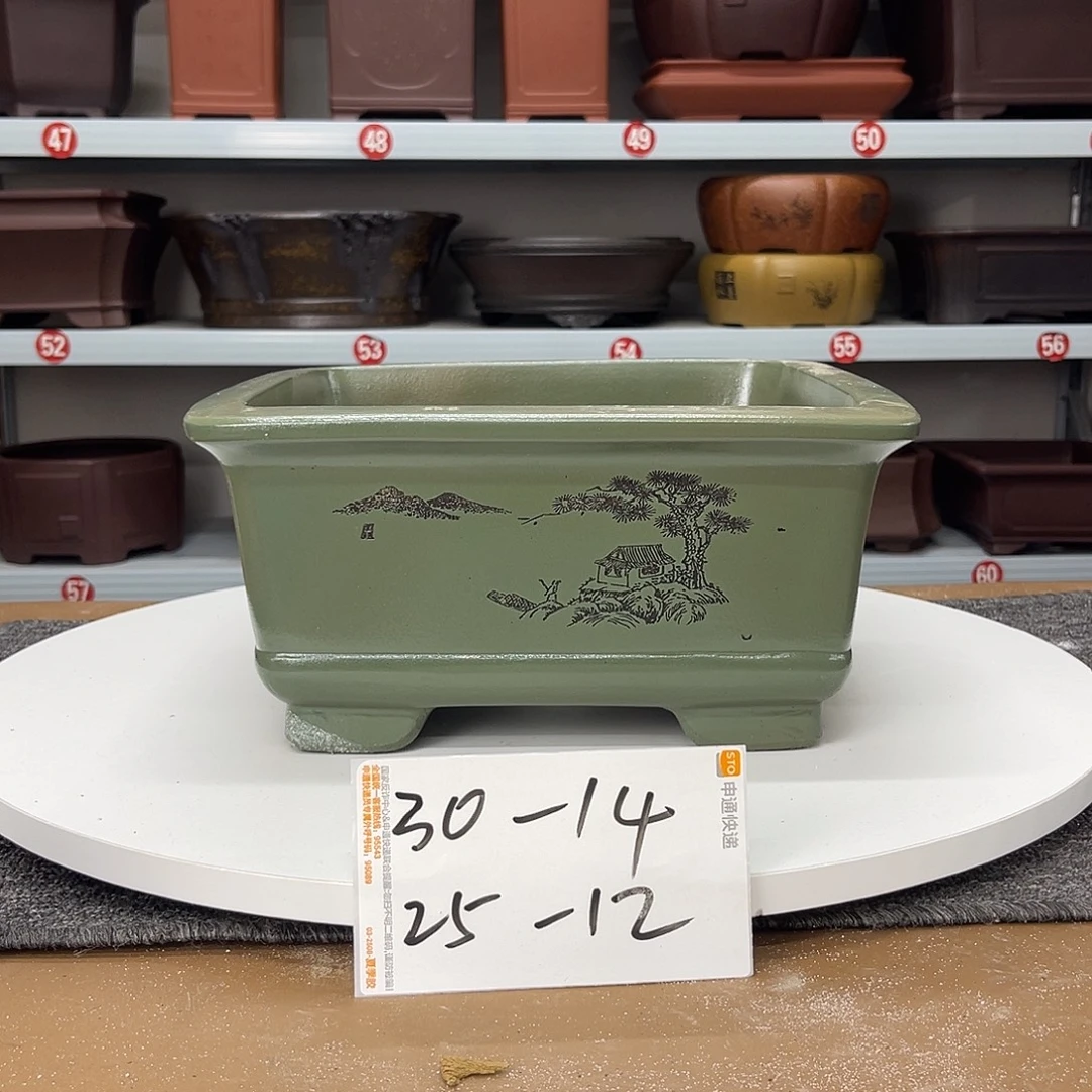 紫砂花盆早早起床啦