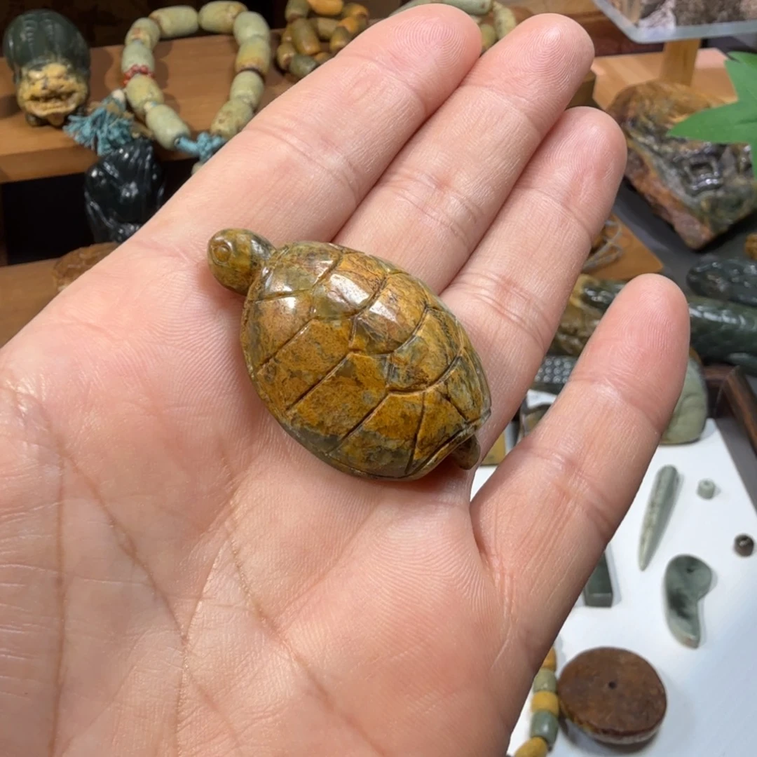 普***！岫岩河磨玉（透闪石质玉）未镶嵌颈饰