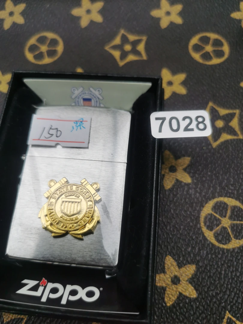 Zippo打火机回血13A拉丝贴章-7028