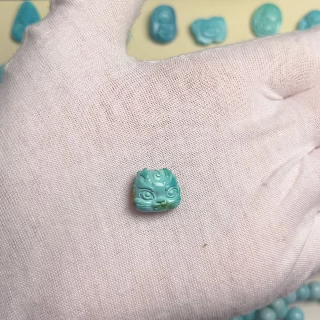 绿松石合金吊坠(不含链)