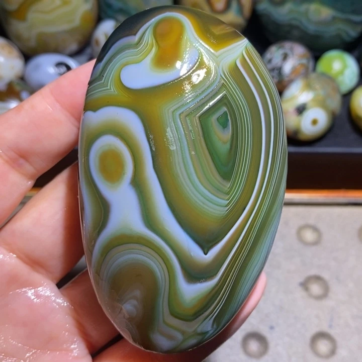 未镶嵌玛瑙/玉髓珠宝半成品20