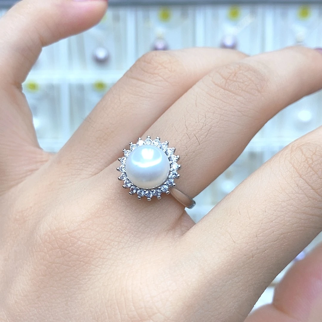 颈饰合金淡水珍珠