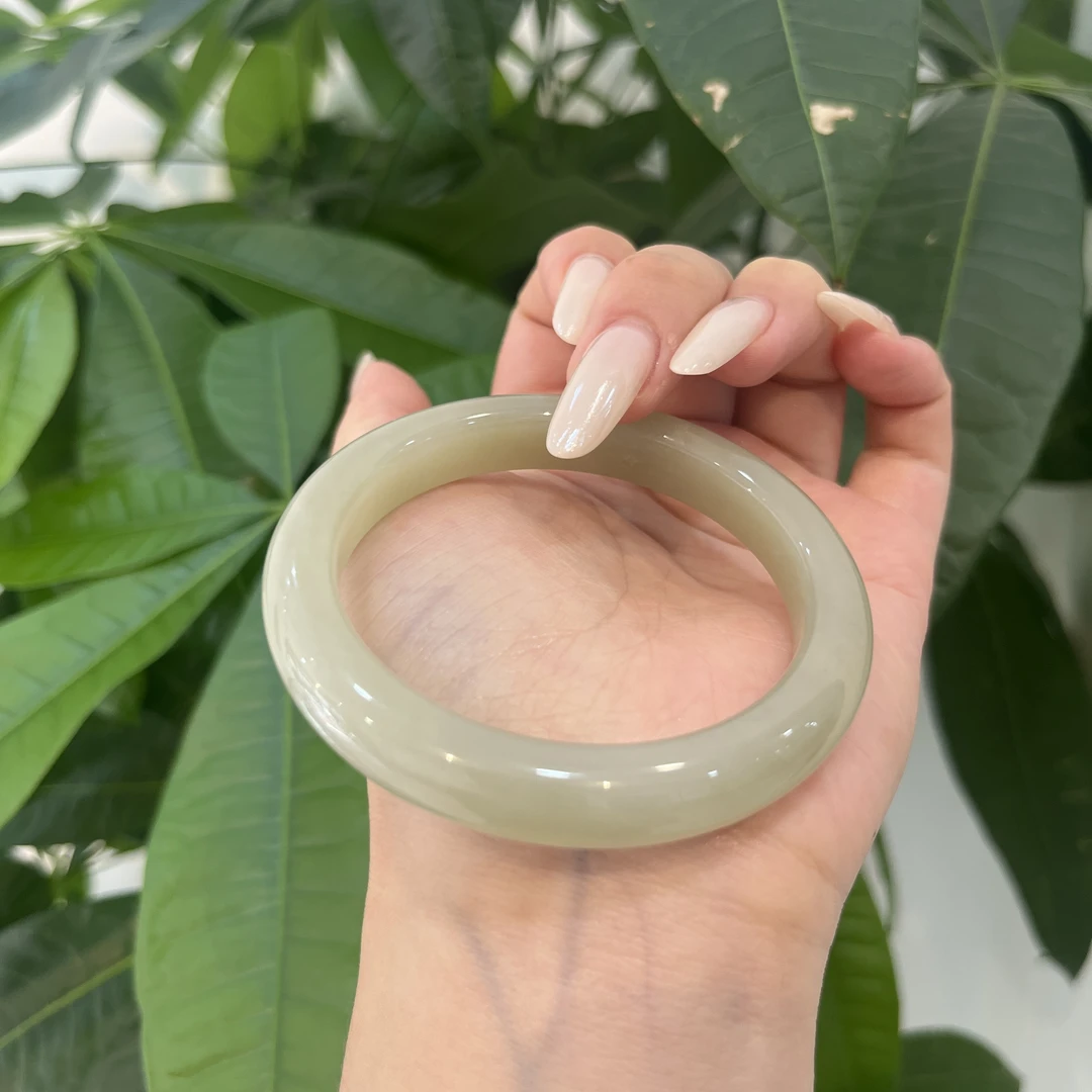 天然和田玉晴水手镯