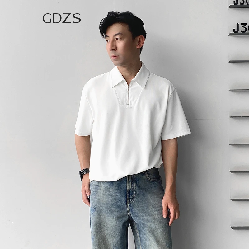 GDZS格度品牌男装专柜正品春夏新款直筒纯色短袖POLO衫PACHD1002