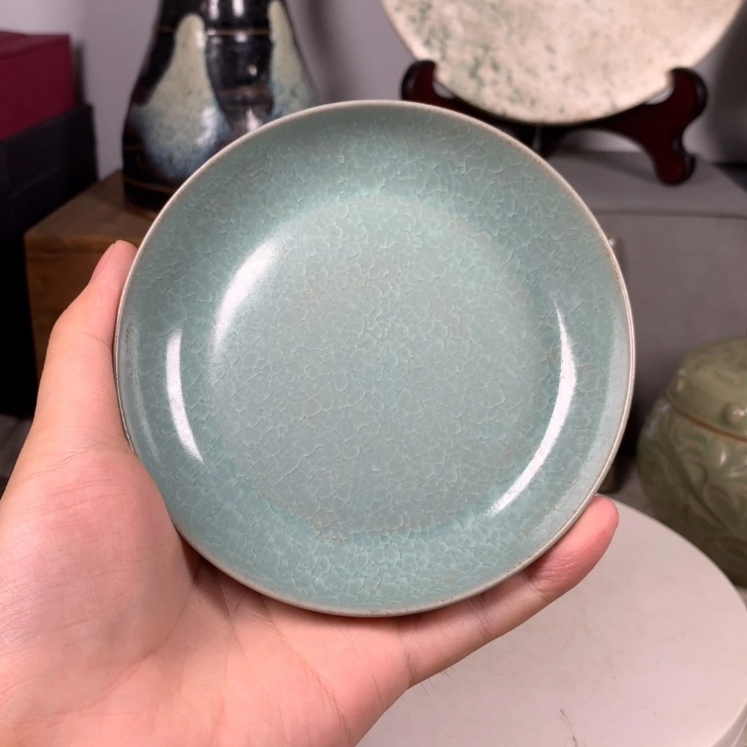 兮***奈瓷片清凉寺汝窑小洗
