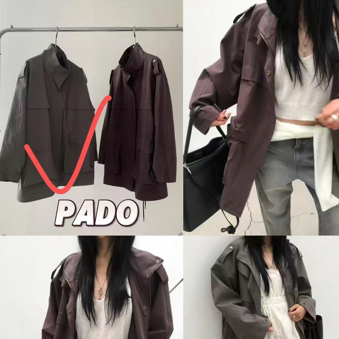 【seven】东大门PADO绿色风衣（不退换）