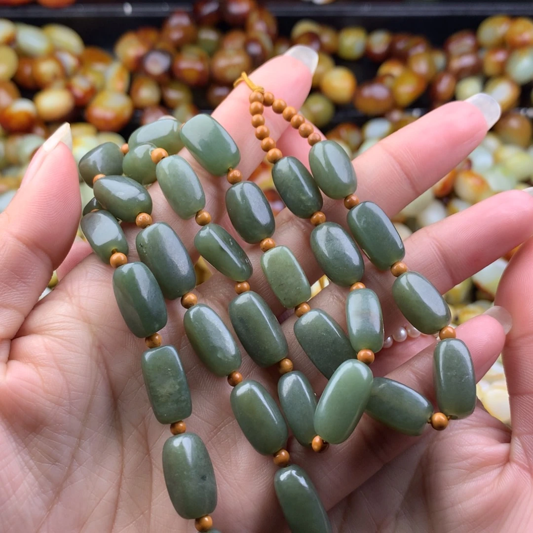 和田玉未镶嵌手链