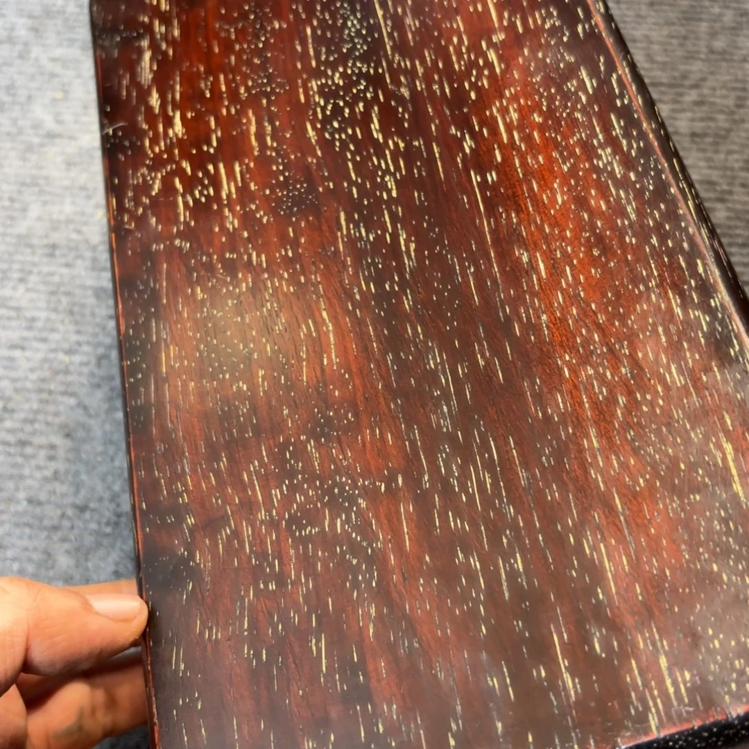 木小叶紫檀独板收纳盒