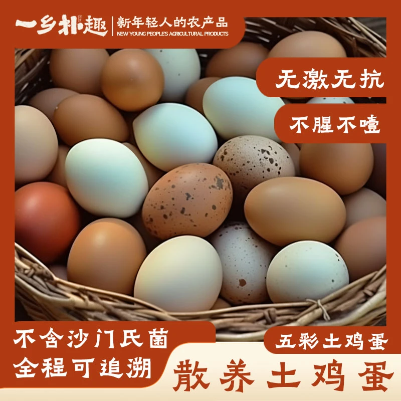一乡朴趣沂蒙山有机土鸡蛋新鲜散养中秋好礼礼盒源头直发