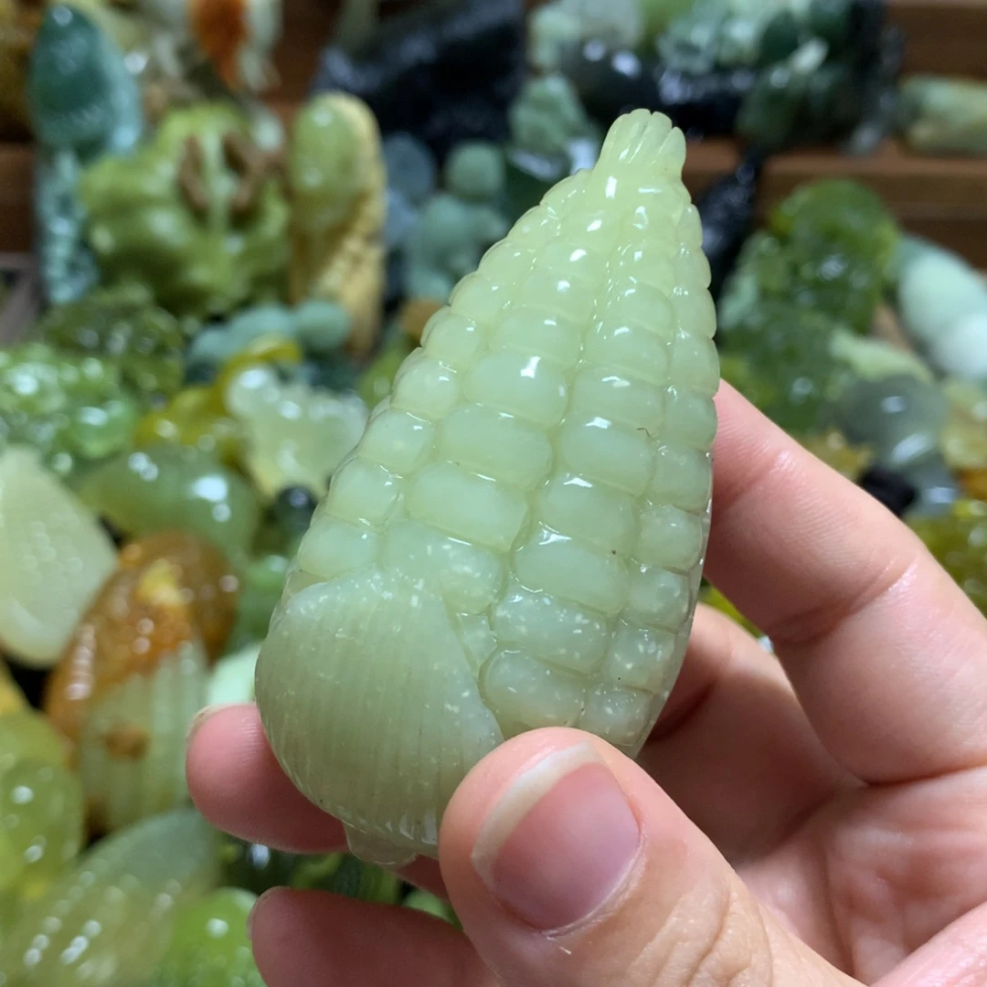 岫玉手把未镶嵌手把