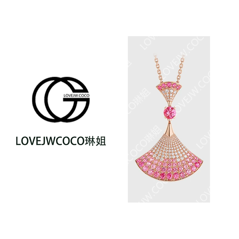 【LOVEJWCOCO】CAMIERY 时尚轻奢彩色公主裙项链精致百搭