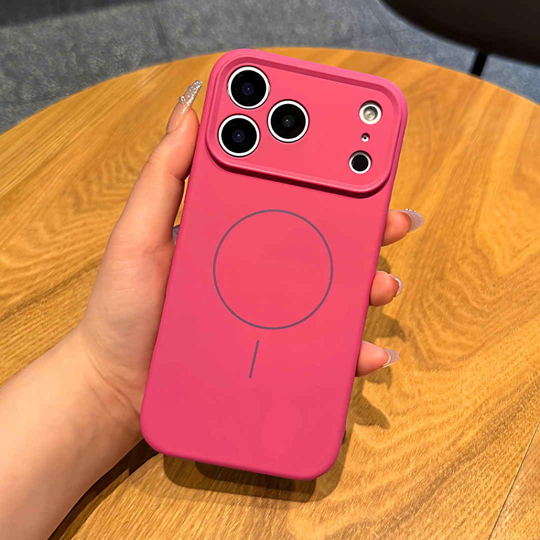 液态硅胶适用苹果17promax手机壳15磁吸14镜头13全包12情侣防摔