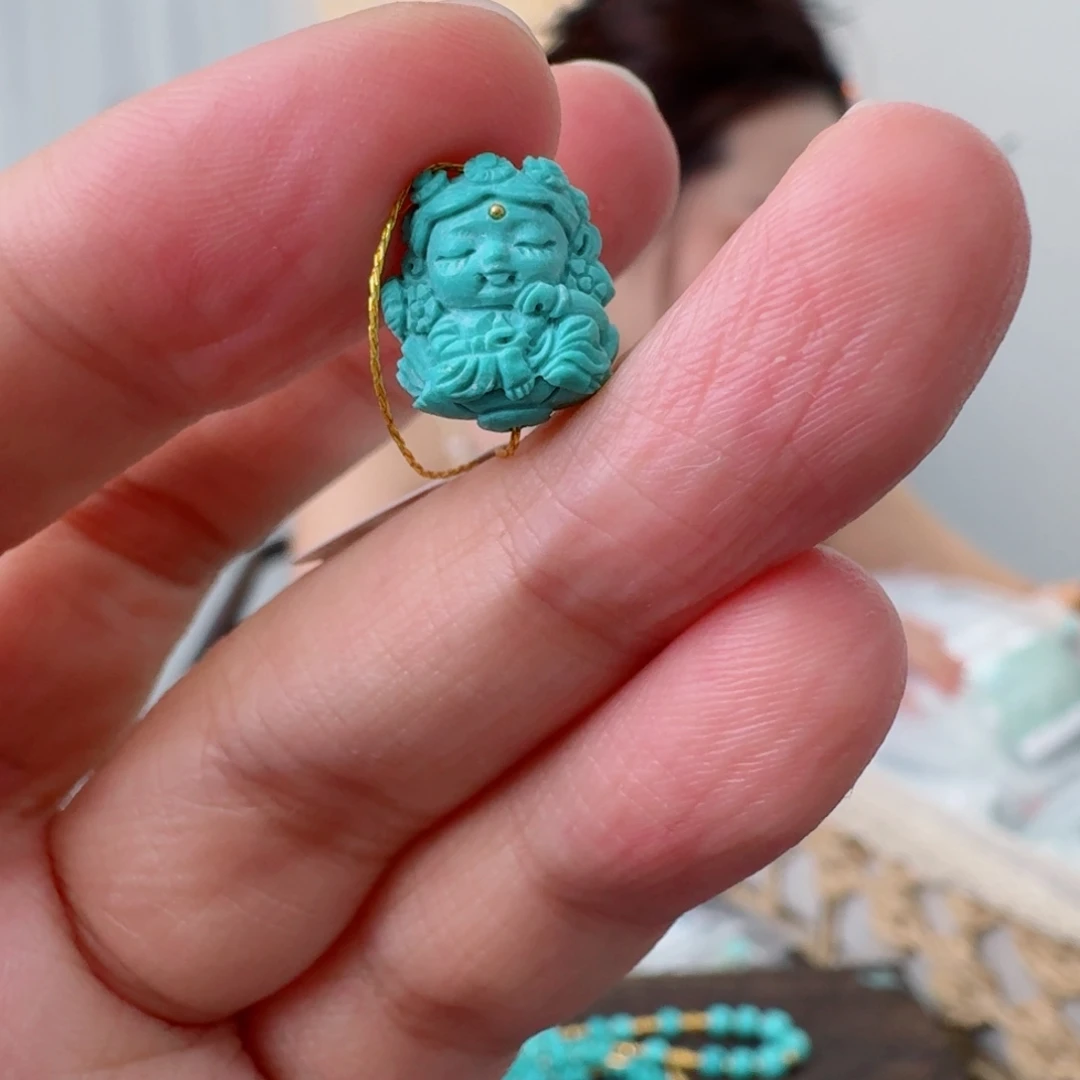 未镶嵌绿松石珠宝奇石