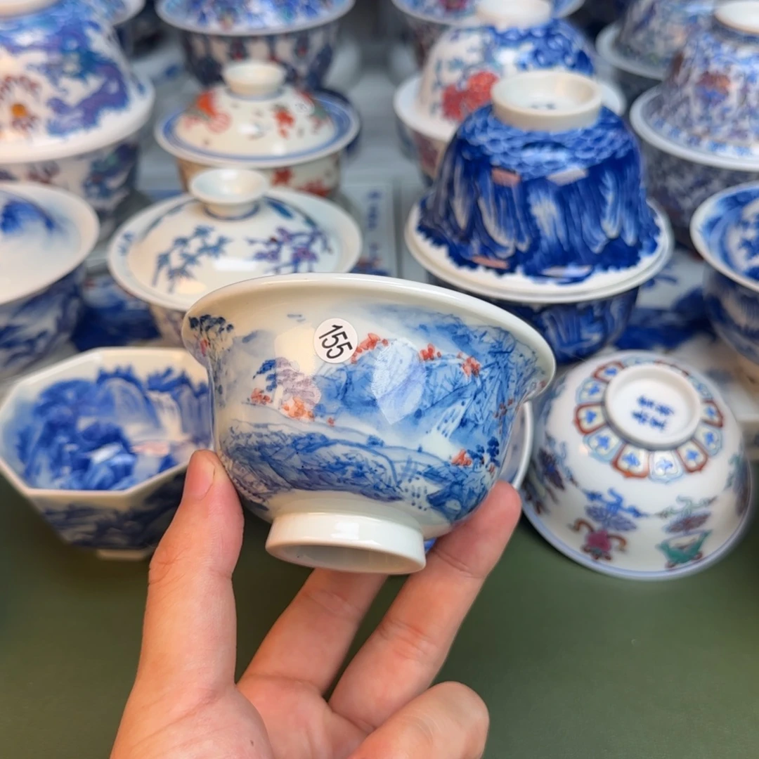 彦祖纯手工手绘茶具155