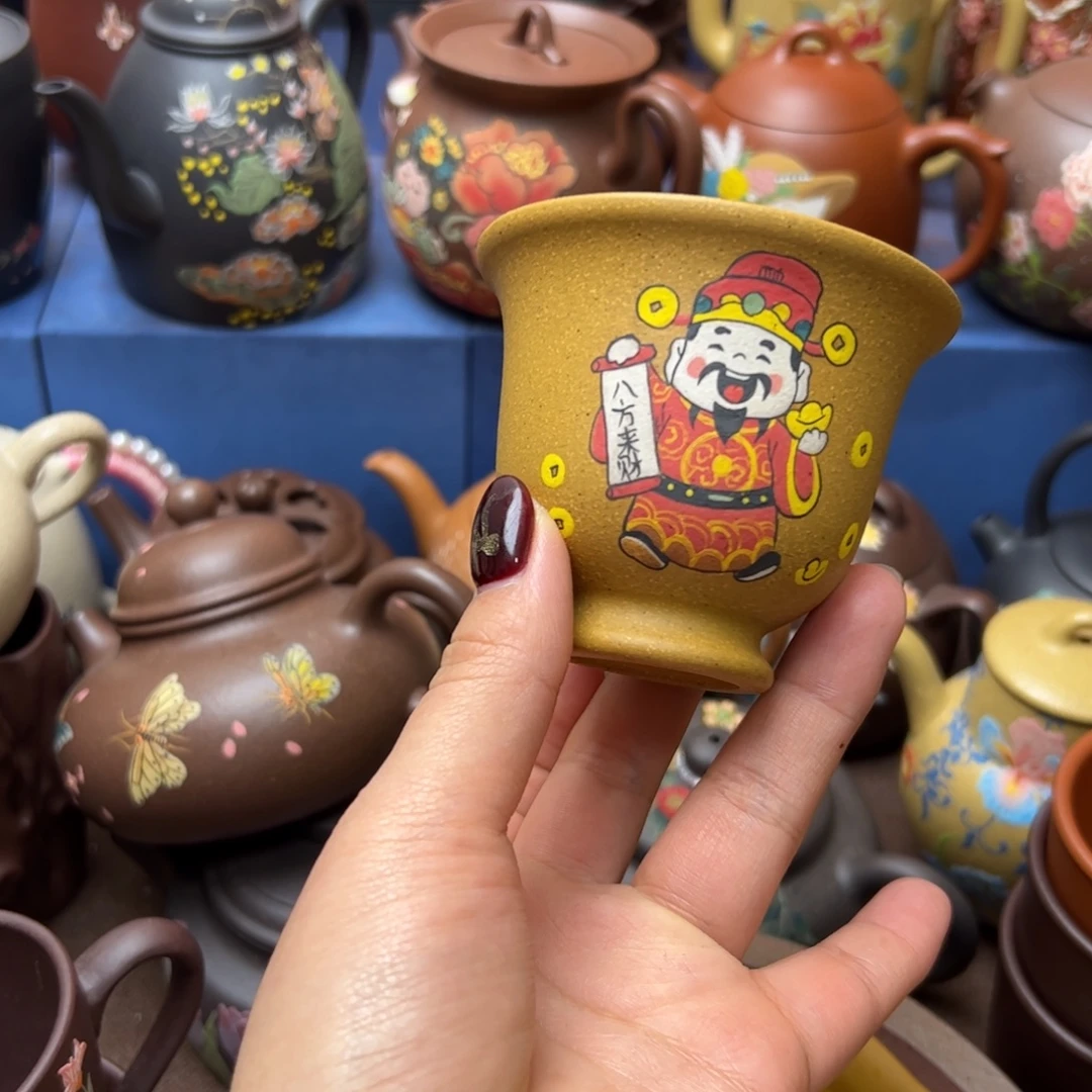 紫砂茶杯紫砂主人杯120cc