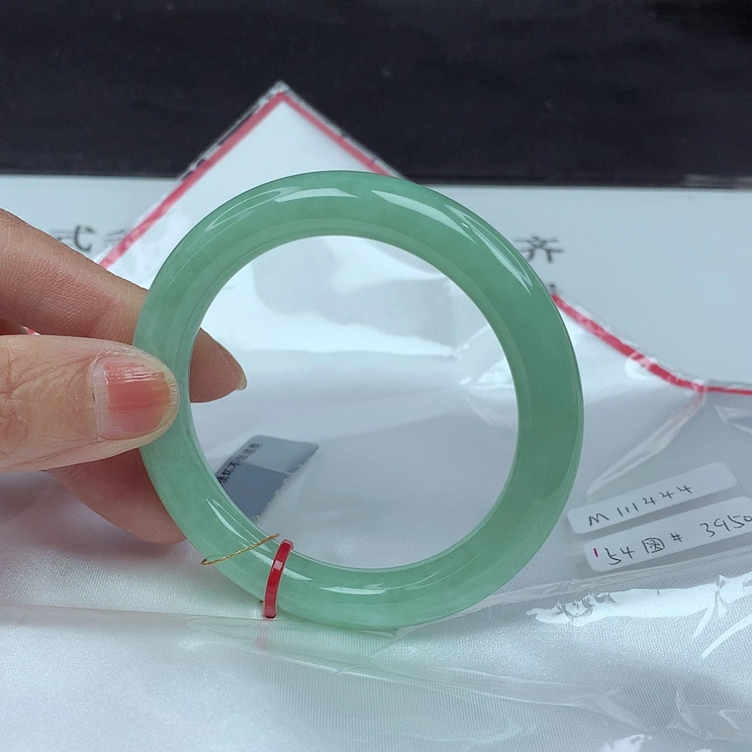 翡翠手镯未镶嵌54圈1444