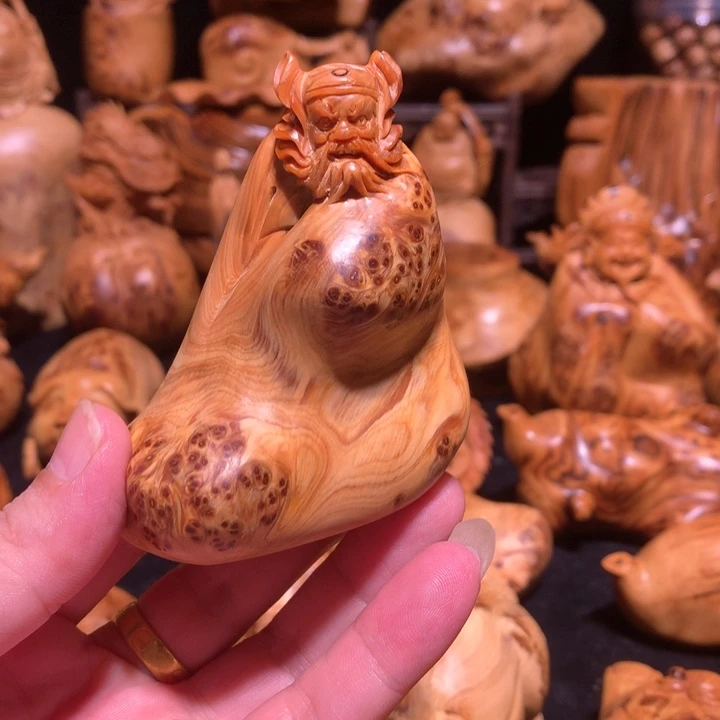 柏木（崖柏）大****跳太行 手工雕刻