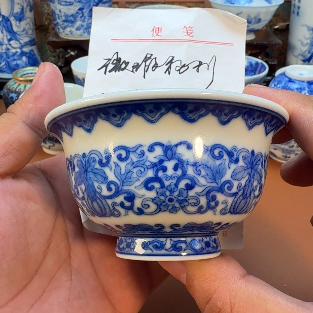 杯子景德镇全手工手绘陶瓷