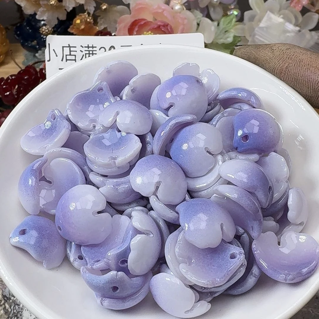 玻璃214仿瓷勺药花