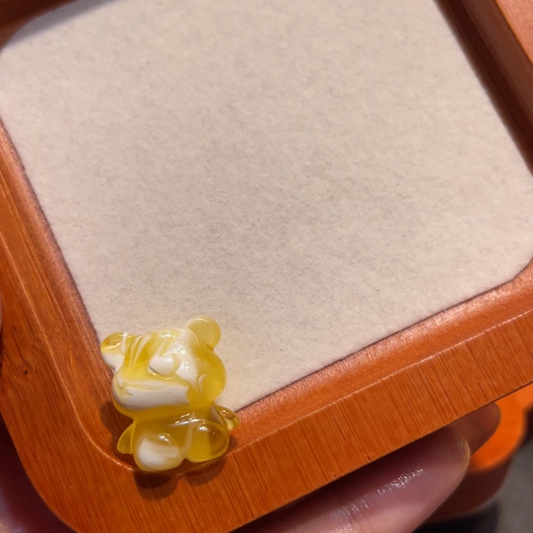 琥珀珠宝奇石未镶嵌小****猫