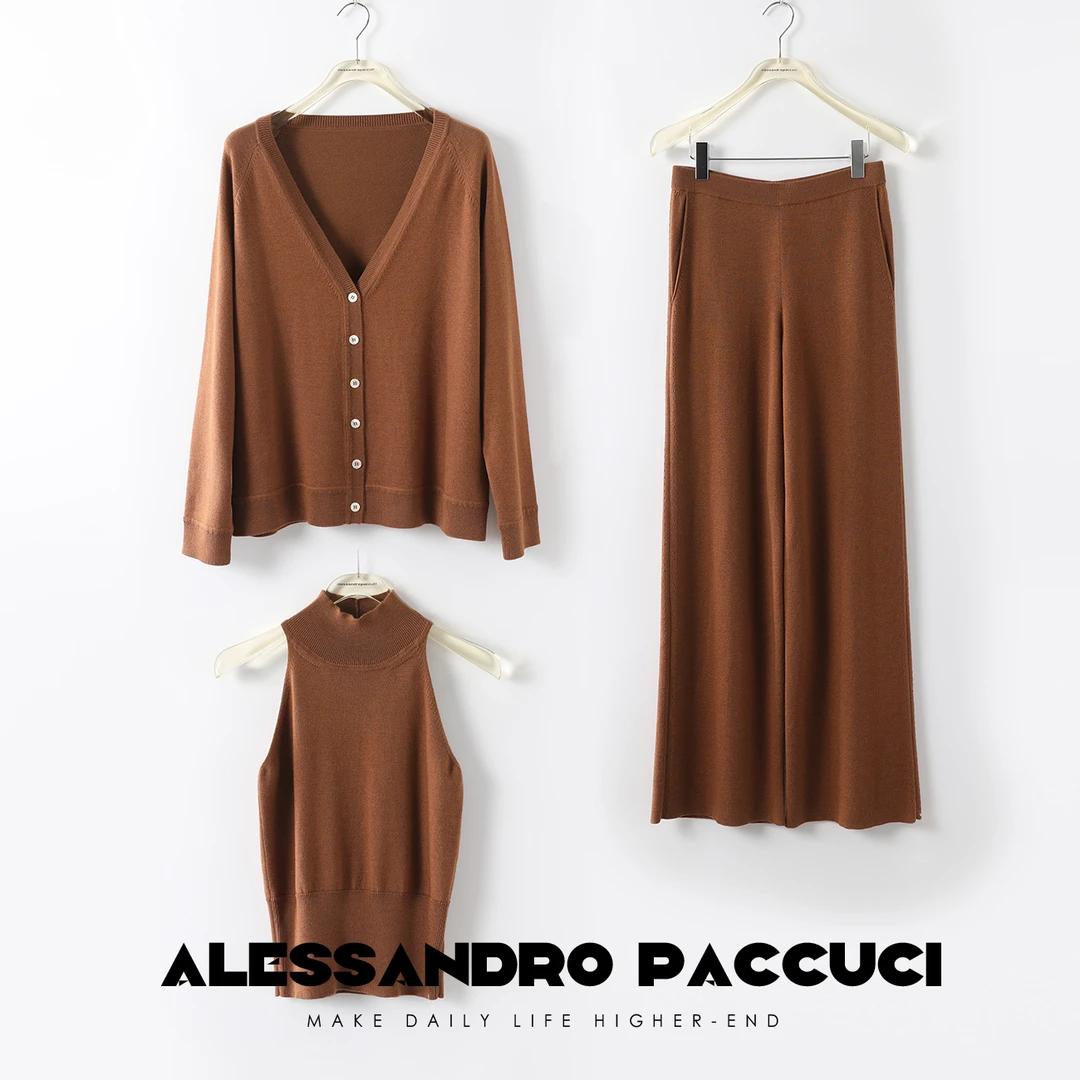 AP洛哥21117X【分开链接/从容】时尚高级设计感外套背心/长裤/外套