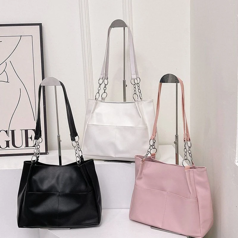 2025新款大包包质感时尚通勤单肩包托特包简约包包大容量女士包包