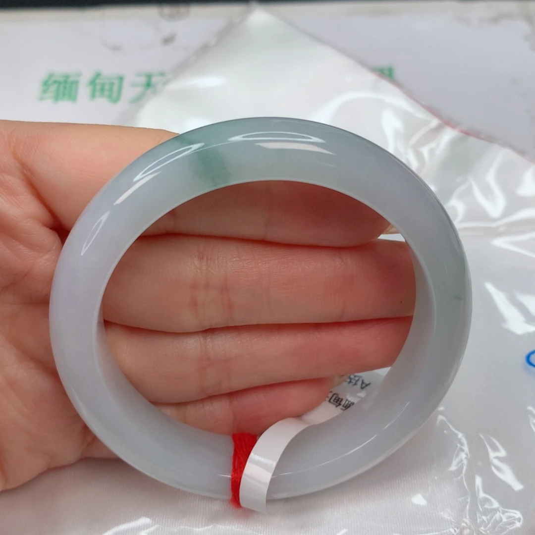 翡翠手镯未镶嵌52-53 飘花