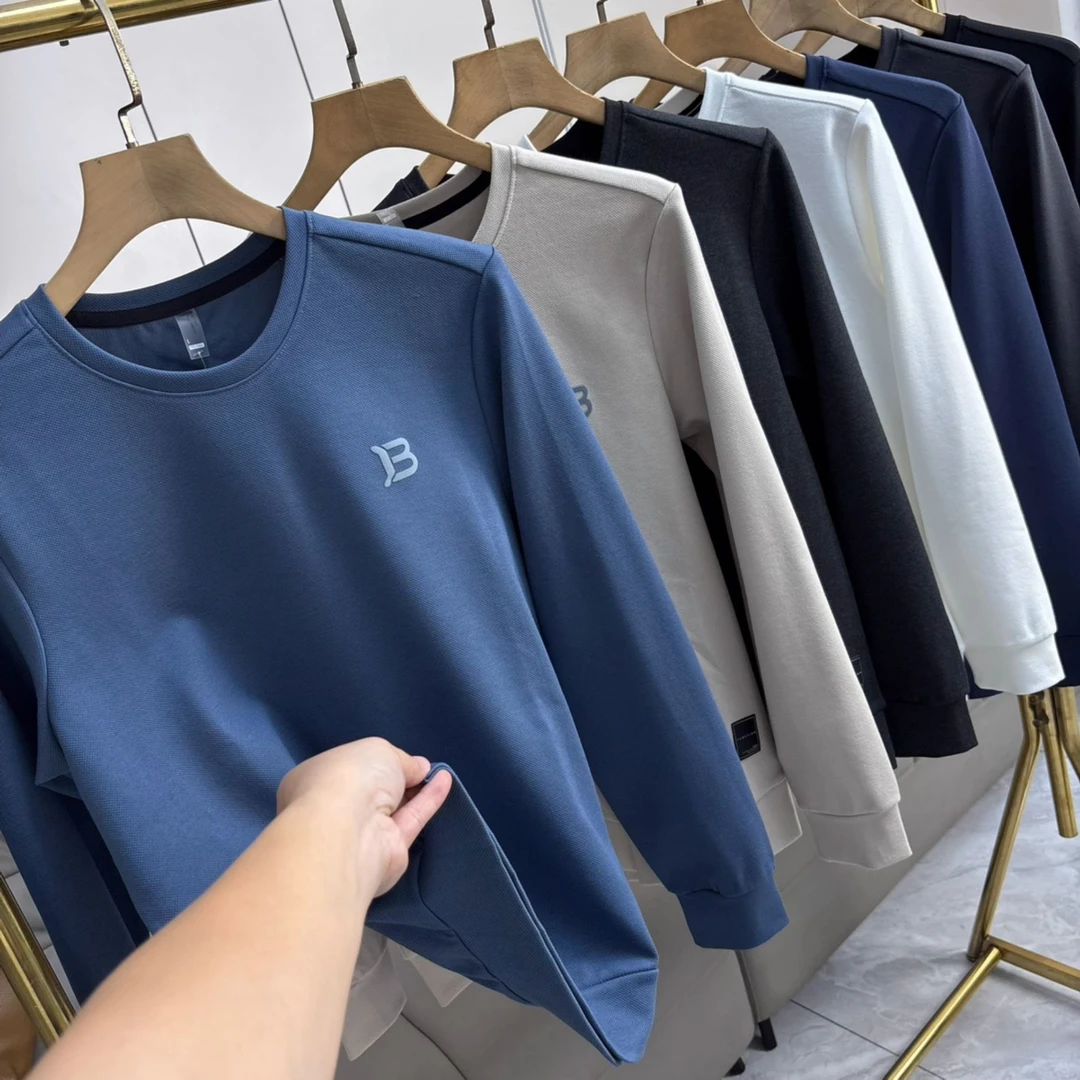 清仓福利！高级针织珠地面料！男士休闲百搭圆领卫衣