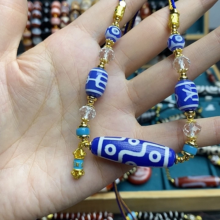 玛瑙/玉髓颈饰合金