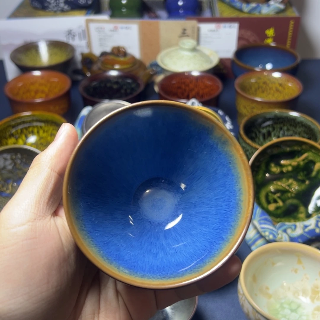 茶盏建阳建盏喝茶主人杯