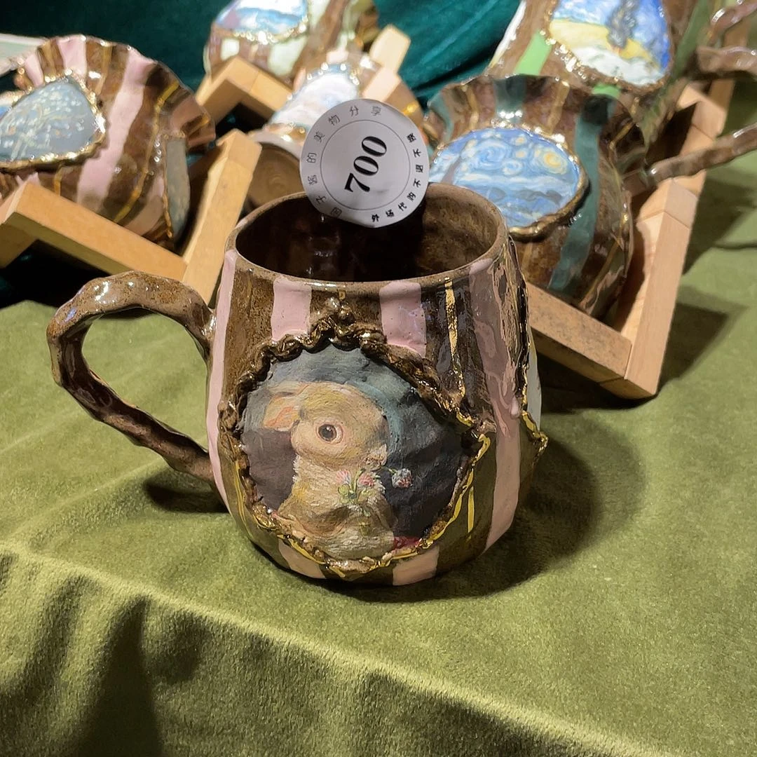 软***楂景德镇手工陶瓷杯