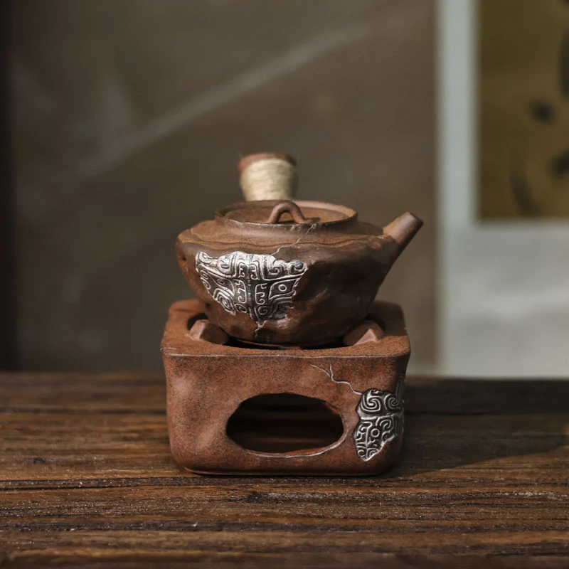 老岩泥-灰念-青铜纹套组（Q2927）容量150CC