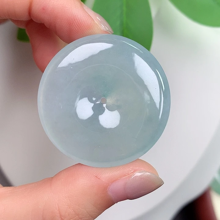 翡翠未镶嵌颈饰35.4-6.0mm